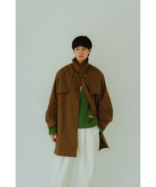 最終値下げ　3way dolman trench coat 3way dolman trench coat/khakibrown | KNUTH MARF