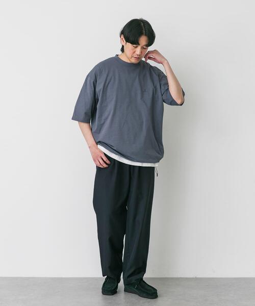 Snow Peak（スノーピーク）の「『別注』Snow Peak×DOORS　WaterActive Drawstring Tee（Tシャツ/カットソー・メンズ・グレー/ホワイト/オリーブ/ブラック・X-LARGE/LARGE/MEDIUM）」の5枚目の写真