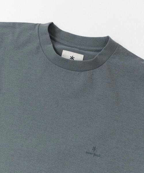 Snow Peak（スノーピーク）の「『別注』Snow Peak×DOORS　WaterActive Drawstring Tee（Tシャツ/カットソー・メンズ・グレー/ホワイト/オリーブ/ブラック・X-LARGE/LARGE/MEDIUM）」の11枚目の写真