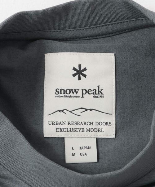 Snow Peak（スノーピーク）の「『別注』Snow Peak×DOORS　WaterActive Drawstring Tee（Tシャツ/カットソー・メンズ・グレー/ホワイト/オリーブ/ブラック・X-LARGE/LARGE/MEDIUM）」の15枚目の写真