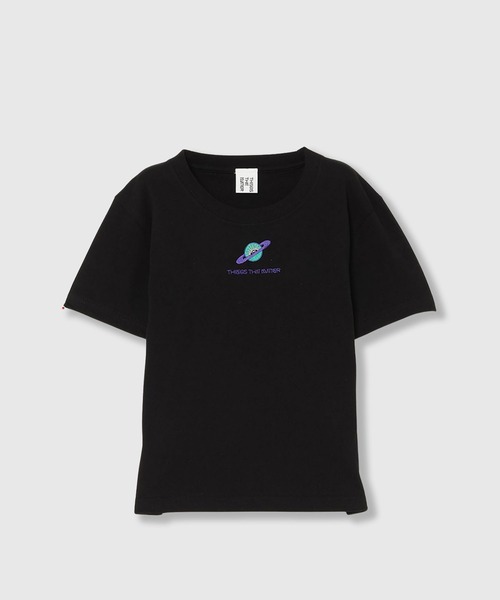 THINGS THAT MATTER(シングス ザット マター)の「THIRD EYE(i) SATURN CROPPED T-SHIRT/ サードアイサターンクロップドTシャツ(Tシャツ/カットソー・レディース・ホワイト/ブラック・FREE)」の2枚目の写真