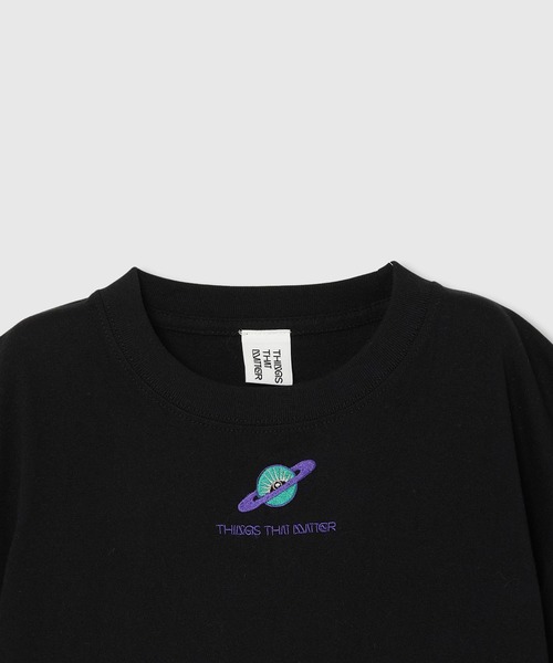 THINGS THAT MATTER(シングス ザット マター)の「THIRD EYE(i) SATURN CROPPED T-SHIRT/ サードアイサターンクロップドTシャツ(Tシャツ/カットソー・レディース・ホワイト/ブラック・FREE)」の13枚目の写真