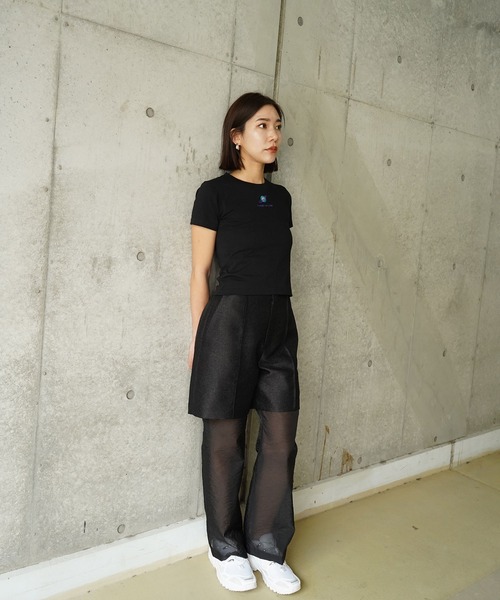 THINGS THAT MATTER(シングス ザット マター)の「THIRD EYE(i) SATURN CROPPED T-SHIRT/ サードアイサターンクロップドTシャツ(Tシャツ/カットソー・レディース・ホワイト/ブラック・FREE)」の10枚目の写真