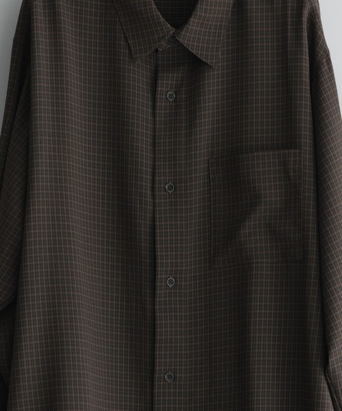 remer ルーズベーシックオーバーサイズシャツ - TRウール Sサイズ