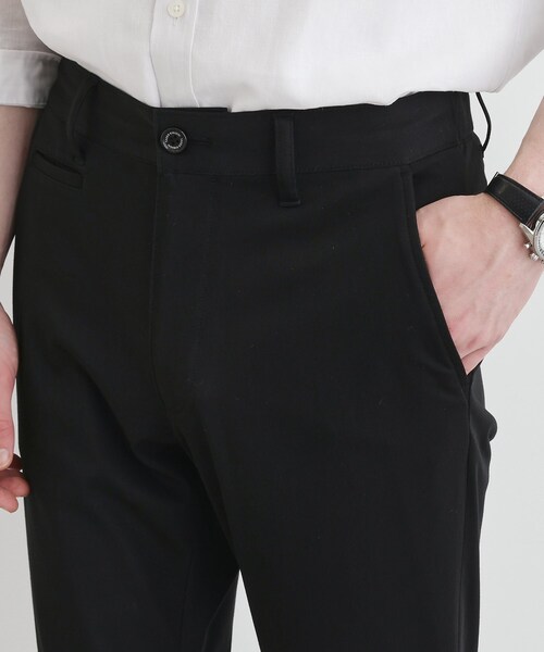 TAKEO KIKUCHI(タケオキクチ)の「【LIMITED】ワンダーシェイプ 360°ストレッチ テーパードスキニーチノパンツ(スラックス・メンズ・チャコールグレー/ブラック/ベージュ/ネイビー・01/02/03/04/05)」の10枚目の写真