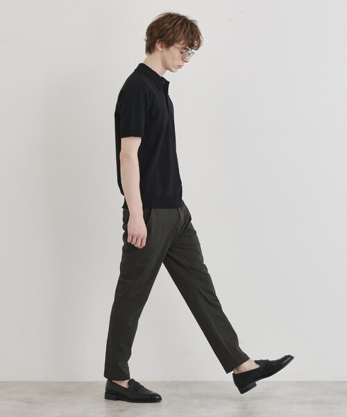 TAKEO KIKUCHI(タケオキクチ)の「【LIMITED】ワンダーシェイプ 360°ストレッチ テーパードスキニーチノパンツ(スラックス・メンズ・チャコールグレー/ブラック/ベージュ/ネイビー・01/02/03/04/05)」の18枚目の写真