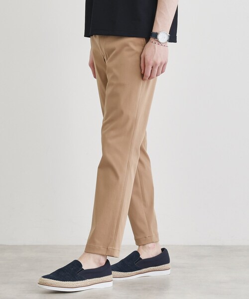 TAKEO KIKUCHI(タケオキクチ)の「【LIMITED】ワンダーシェイプ 360°ストレッチ テーパードスキニーチノパンツ(スラックス・メンズ・チャコールグレー/ブラック/ベージュ/ネイビー・01/02/03/04/05)」の21枚目の写真