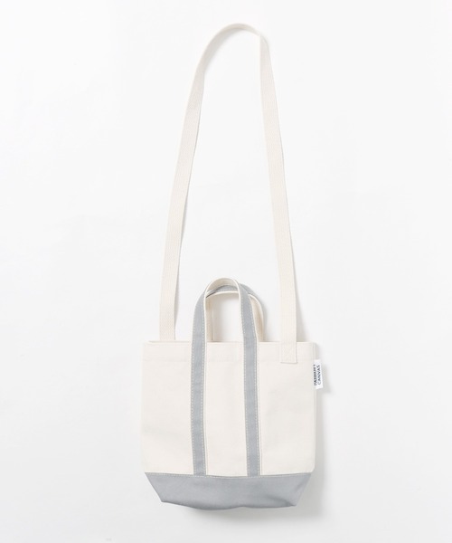 PARROTT CANVAS(パロットキャンバス)の「PARROTT CANVAS/パロットキャンバス SHOULDER MINI TOTE ミニ トートバッグ ショルダーバッグ 2WAY(トートバッグ・メンズ・アイボリー系1・FREE)」の4枚目の写真