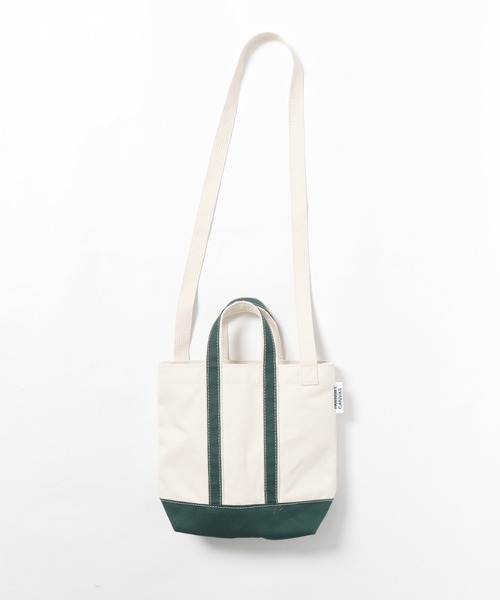 PARROTT CANVAS(パロットキャンバス)の「PARROTT CANVAS/パロットキャンバス SHOULDER MINI TOTE ミニ トートバッグ ショルダーバッグ 2WAY(トートバッグ・メンズ・アイボリー系1・FREE)」の6枚目の写真