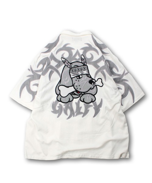GALFY(ガルフィー)の「GALFY-部族長シャツ(シャツ/ブラウス・メンズ・ホワイト/ブラック/グレー・L/XL)」の17枚目の写真