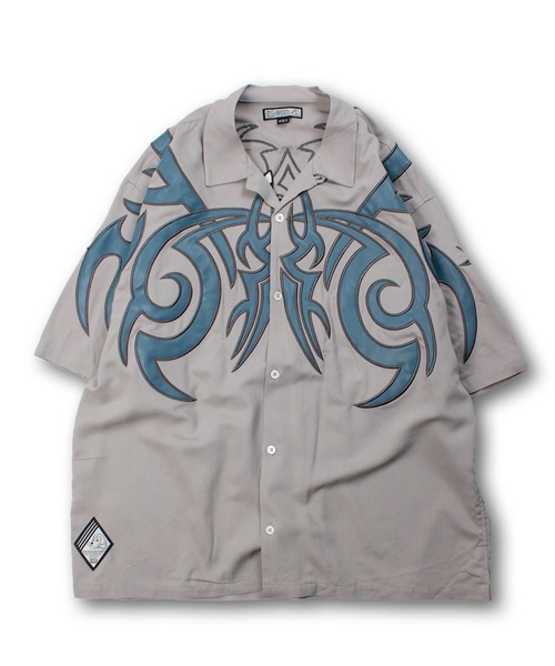 GALFY(ガルフィー)の「GALFY-部族長シャツ(シャツ/ブラウス・メンズ・ホワイト/ブラック/グレー・L/XL)」の18枚目の写真