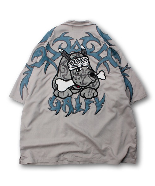 GALFY(ガルフィー)の「GALFY-部族長シャツ(シャツ/ブラウス・メンズ・ホワイト/ブラック/グレー・L/XL)」の19枚目の写真