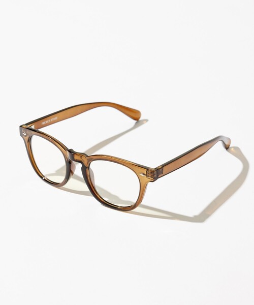 FREAK'S STORE（フリークスストア）の「ウェリントン 調光レンズ ファッション用グラス（メガネ・メンズ・ブラック/その他9/ブラウン・ONE SIZE）」の12枚目の写真