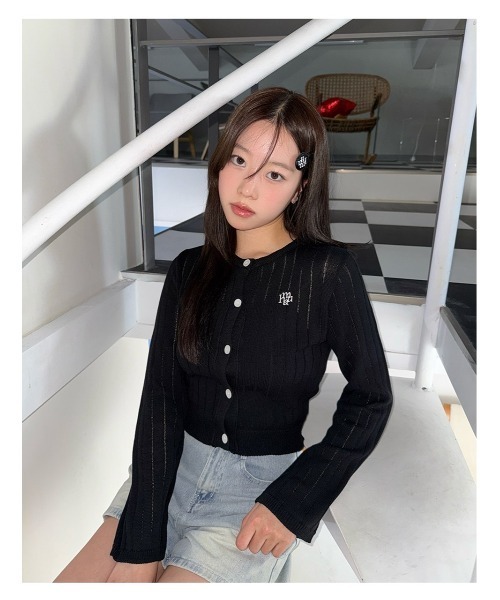 A'GEM/9 × .kom 『muah muah/ムーアムーア』Line stitch logo