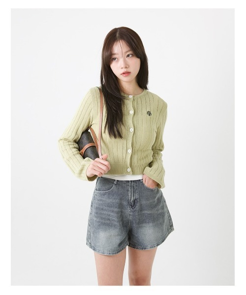 【美品】自由区 2023AW ミックスツイードニット カーディガン ブルー 38 自由区｜【PREMIUM KNIT COLLECTION】ミックスツイードニット