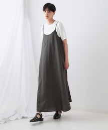 OPAQUE.CLIP | リネンライクキャミワンピース【洗濯機洗い可】(ワンピース)