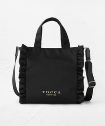 美品✳︎TOCCA トッカ　キルティングハンドバッグ　ブラック TOCCA｜トッカのバッグ（ブラック/黒色系・キルティング）通販