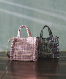 TOCCA トッカ キルティングトートバッグ TOCCA｜【A4サイズ対応・撥水】CHECKER CLOVER QUILTBAG キルト