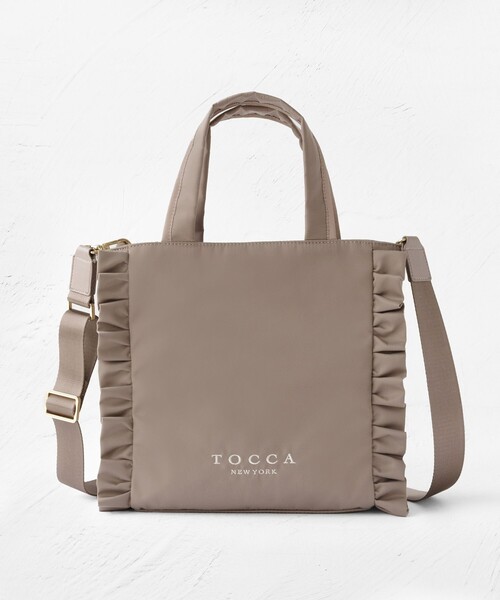 TOCCA(トッカ)の「TRIM WAVES MINITOTE ミニトートバッグ(トートバッグ・レディース・ブラック系5/ブラック系/ライラック系/ピンク系/ベージュ系/ネイビー系・F)」の3枚目の写真
