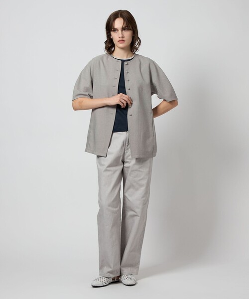 Steven Alan（スティーブンアラン）の「＜Steven Alan＞スラブ オックス ブラウス（シャツ/ブラウス・レディース・グレー系/ダークブラウン・S/M）」の21枚目の写真