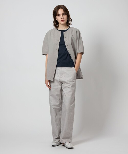 Steven Alan（スティーブンアラン）の「＜Steven Alan＞スラブ オックス ブラウス（シャツ/ブラウス・レディース・グレー系/ダークブラウン・S/M）」の22枚目の写真