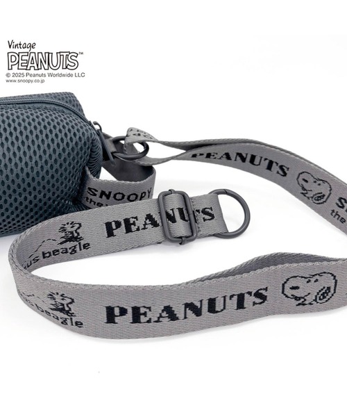 Vintage PEANUTS(ビンテージピーナッツ)の「ルートート / IP.ベビールー.ウエッファ.ピーナッツ-0K(ショルダーバッグ・レディース・ネイビー/グレー/ブラック・FREE)」の18枚目の写真
