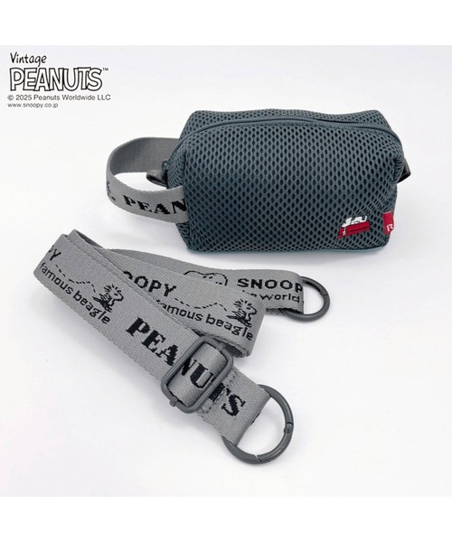 Vintage PEANUTS(ビンテージピーナッツ)の「ルートート / IP.ベビールー.ウエッファ.ピーナッツ-0K(ショルダーバッグ・レディース・ネイビー/グレー/ブラック・FREE)」の21枚目の写真