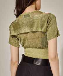 TAN（タン）の「【TAN/タン】SHINY 2PIECES TOPS/シャイニー２ピーストップス（その他トップス）」