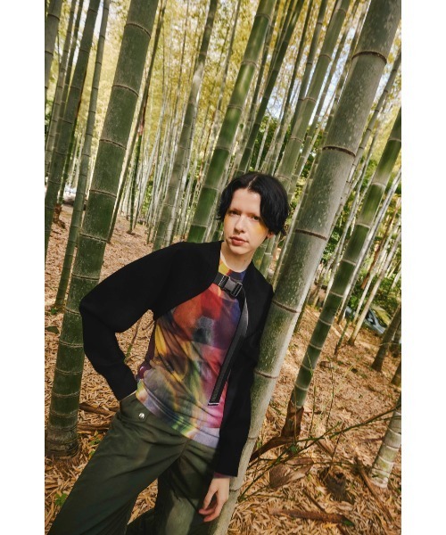 OMMO(オーエムエムオー)の「EVOLVE SHEER KNIT TOP(ニット/セーター・レディース・レッド/グリーン・FREE)」の16枚目の写真