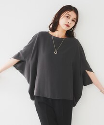 UNTITLED（アンタイトル）の「【UVカット/接触冷感/吸水速乾/ストレッチ性】ドルマンプルオーバー（Tシャツ/カットソー）」