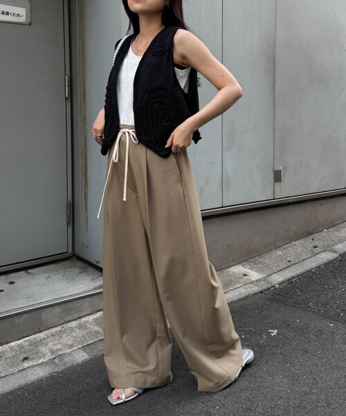 CIAOPANIC TYPY(チャオパニックティピー)の「【India】ロープ刺繍ベスト(ベスト・レディース・ブラウン/オフホワイト/ブラック・ONE SIZE)」の18枚目の写真