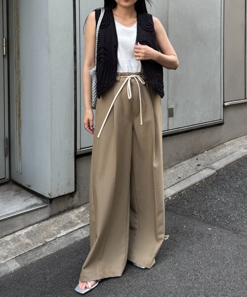 CIAOPANIC TYPY(チャオパニックティピー)の「【India】ロープ刺繍ベスト(ベスト・レディース・ブラウン/オフホワイト/ブラック・ONE SIZE)」の21枚目の写真