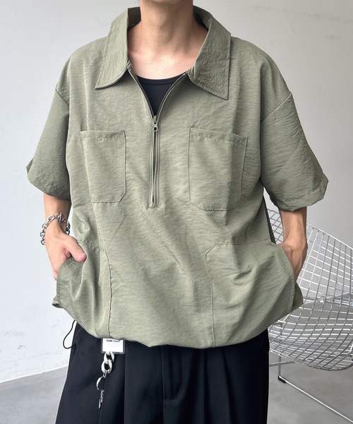 【ガッチャ】EM023360 とハーフジップシャツ EM323362 ガッチャ】EM023360 とハーフジップシャツ EM323362 セール