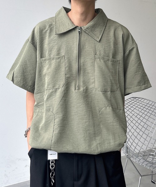 【ガッチャ】EM023360 とハーフジップシャツ EM323362 ハーフジップTシャツ – ActiveM JAPAN