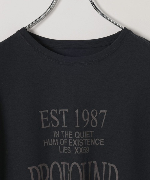 A part by(アパートバイ)の「ロゴBIGTシャツ(Tシャツ/カットソー・レディース・オフホワイト/ブラック・FREE)」の10枚目の写真