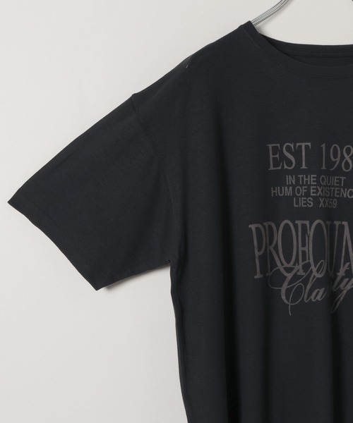 A part by(アパートバイ)の「ロゴBIGTシャツ(Tシャツ/カットソー・レディース・オフホワイト/ブラック・FREE)」の9枚目の写真