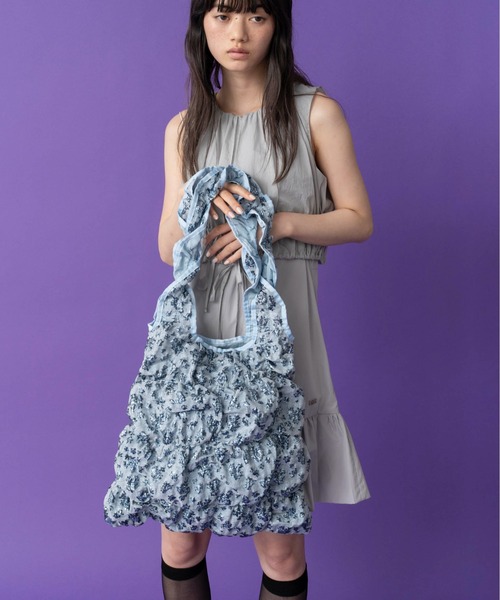 Casselini（キャセリーニ）の「Casselini(キャセリーニ)スクエアギャザートート（トートバッグ・レディース・ベージュ/ピンク/ブルー/ブラック・FREE）」の17枚目の写真