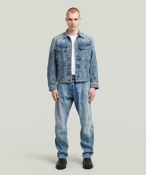 G-STAR（ジースター）の「【Safari Online掲載】Kitoh 3D Relaxed Tapered/立体裁断ワイドリラックステーパードジーンズ（デニムパンツ・メンズ・インディゴブルー・34/30/33/30/32/30/31/30/30/30/29/30/28/30）」の3枚目の写真