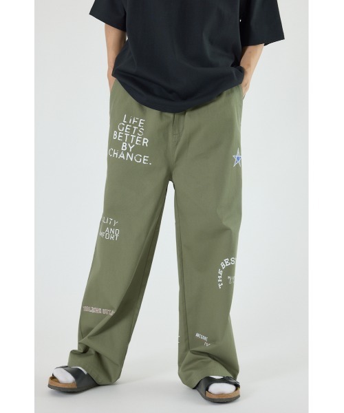 RODEO CROWNS WIDE BOWL（ロデオクラウンズワイドボウル）の「アニバーサリーパンツ（その他パンツ・メンズ・ライトカーキ/オフホワイト/ブラック・MEDIUM/LARGE）」の3枚目の写真