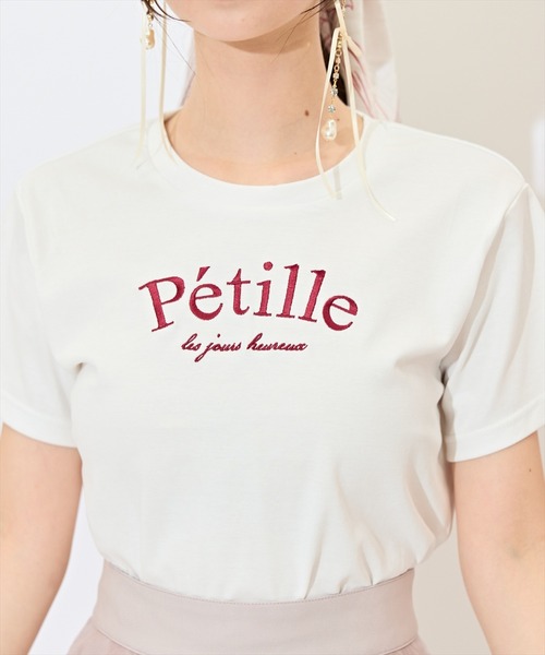 WILLSELECTION（ウィルセレクション）の「PetilleクルーネックTシャツ（Tシャツ/カットソー・レディース・ホワイト系その他/オフホワイト/ネイビー・FREE）」の12枚目の写真