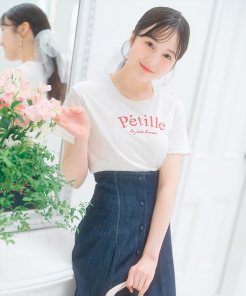 WILLSELECTION（ウィルセレクション）の「PetilleクルーネックTシャツ（Tシャツ/カットソー・レディース・ホワイト系その他/オフホワイト/ネイビー・FREE）」の15枚目の写真
