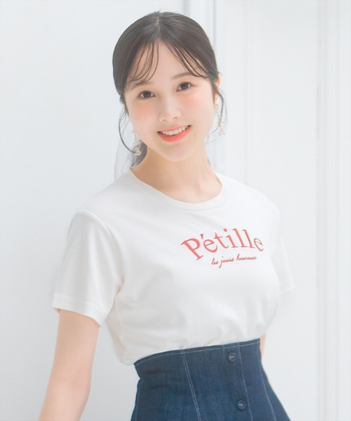 WILLSELECTION（ウィルセレクション）の「PetilleクルーネックTシャツ（Tシャツ/カットソー・レディース・ホワイト系その他/オフホワイト/ネイビー・FREE）」の16枚目の写真