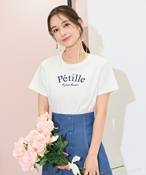 WILLSELECTION（ウィルセレクション）の「PetilleクルーネックTシャツ（Tシャツ/カットソー・レディース・ホワイト系その他/オフホワイト/ネイビー・FREE）」の18枚目の写真
