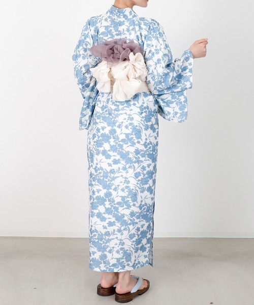 セール】簡単に着られるセパレート浴衣 ワンピース浴衣へこ帯3点