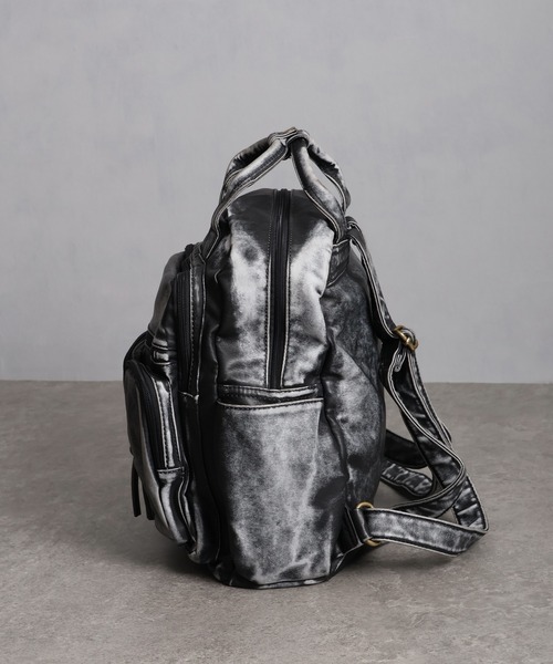 セール】ヴィンテージ加工 マルチポケットバッグパック（バックパック