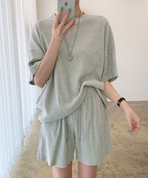 セール】2セットアップルームウェア オーバーサイズTシャツ