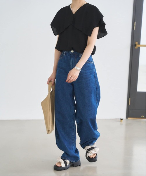 LE TALON（ルタロン）の「《追加》KARIN TAKUBO×LE TALONフリルクロススリングバックサンダル（サンダル・レディース・アイボリー・SMALL/MEDIUM/LARGE/X-LARGE）」の9枚目の写真