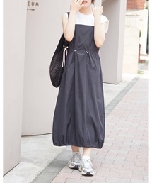 Alt due（オルトデュー）の「【Alt due/オルト デュー】ウエストドロストジャンスカ/レディース・ファッション（ジャンパースカート）」