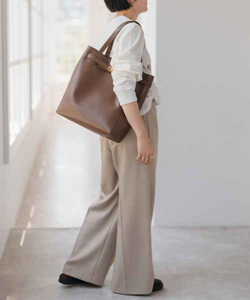 Spick & Span（スピックアンドスパン）の「Los Angeles TEE（Tシャツ/カットソー・レディース・チャコールグレー/ホワイト・FREE）」の19枚目の写真