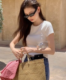 イズコットンスリム半袖Tシャツ